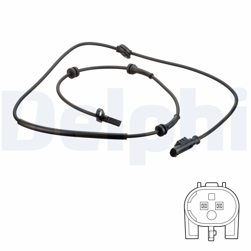 ABS-Sensor hinten L/R passt zu: ALFA ROMEO 156, GT 1.6-3.2 02.97-09.10