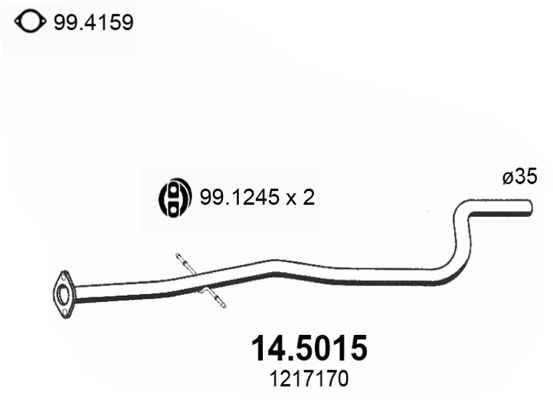 Mittelschalldämpfer