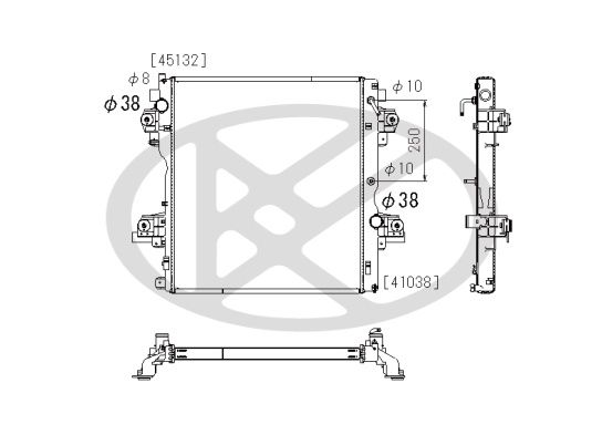 Kühler Motor (automatikgetriebe) passt zu: TOYOTA LAND CRUISER, LAND CRUISER PRADO 3.0D 08.09-