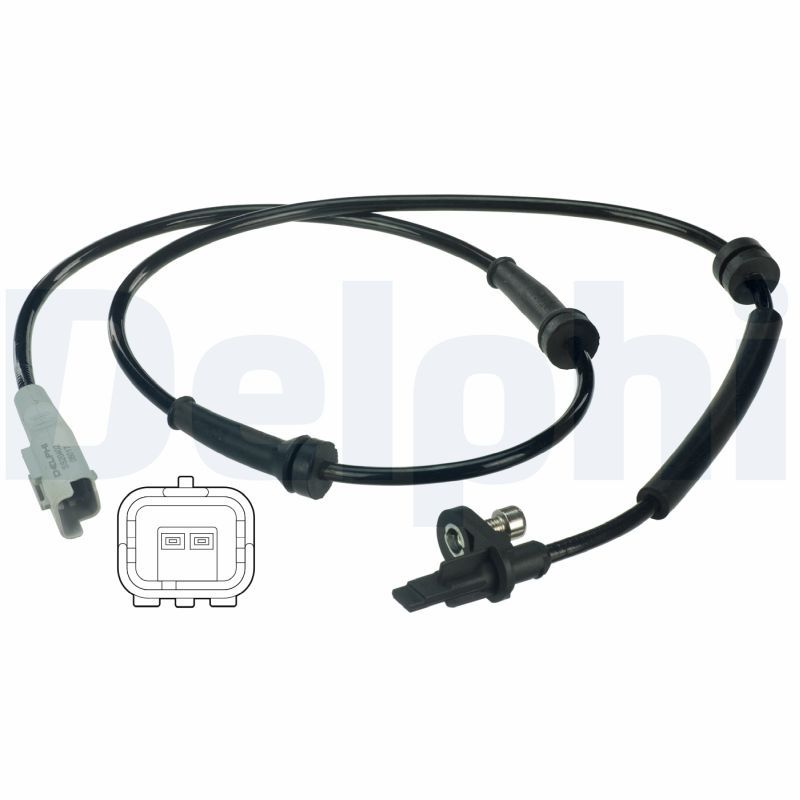 ABS-Sensor hinten L/R passt zu: CITROEN BERLINGO, BERLINGO MULTISPACE, BERLINGO/MINIVAN, C4 GRAND PICASSO I, C4 PICASSO I, PEUGEOT 5008, 5008 I, PARTNER, PARTNER TEPEE 1.2-Electric 10.06-
