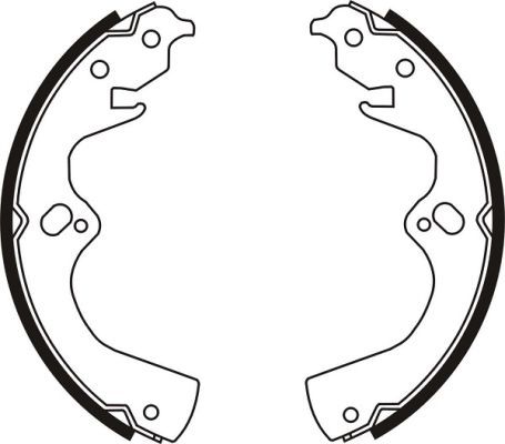 Bremsbackensatz
