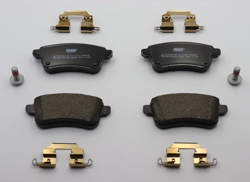 Bremsbelagsatz, Scheibenbremse