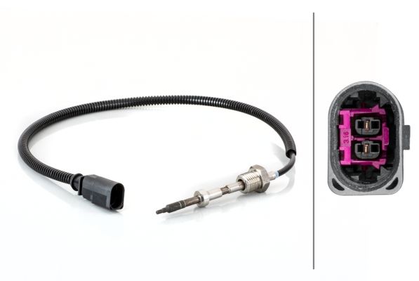 Abgastemperatursensor (hinter dem partikelfilter) passt zu: AUDI A4 ALLROAD B8, A4 B8, A5, Q5 2.7D/3.0D 06.07-05.17