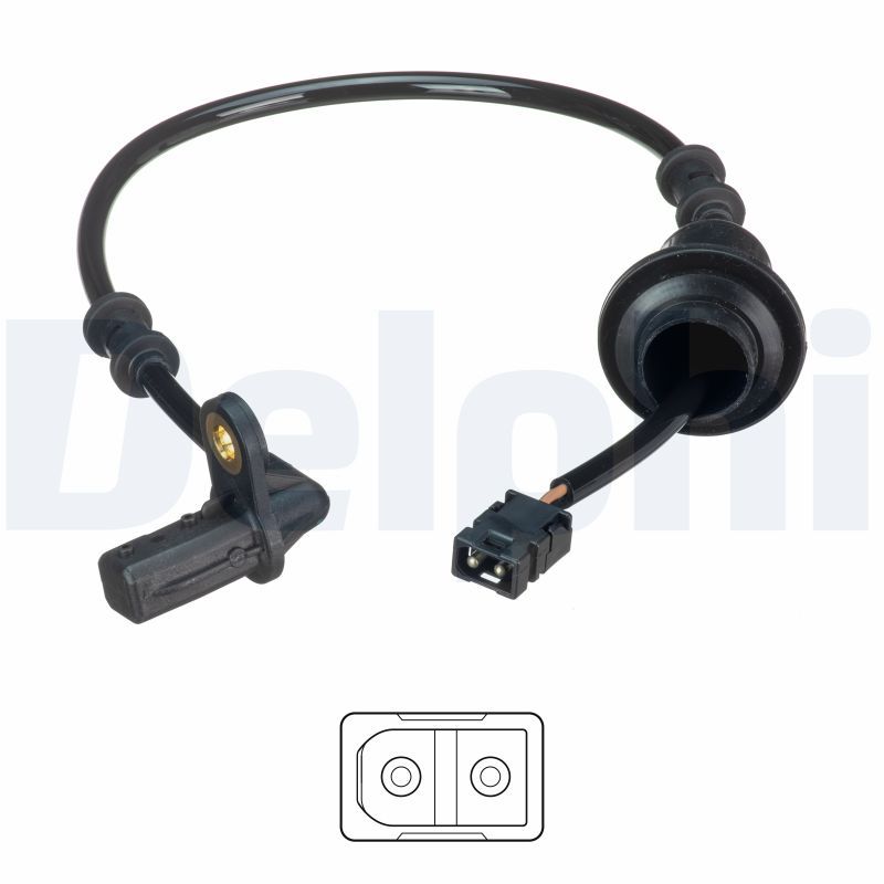 ABS-Sensor hinten R passt zu: MERCEDES SLK (R170) 2.0/2.3/3.2 03.00-04.04