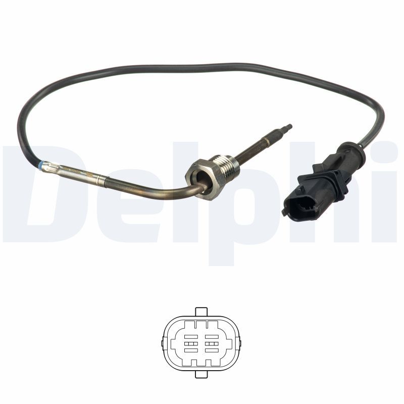 Abgastemperatursensor (vor dem partikelfilter) passt zu: CITROEN JUMPER III, FIAT DUCATO, PEUGEOT BOXER 2.2D-3.0D 04.06-