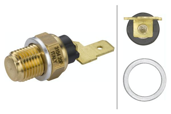 Öltemperatursensor passt zu: FORD GALAXY I, SEAT ALHAMBRA, CORDOBA, IBIZA II, SKODA OCTAVIA I, VW BORA I, GOLF II, GOLF III, GOLF IV, PASSAT B3/B4, SHARAN 1.3-1.9D 08.83-03.10