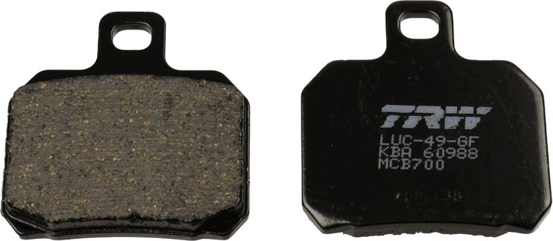 Bremsbelagsatz, Scheibenbremse