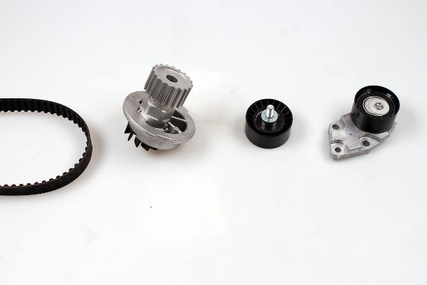 Ventilsteuerung Satz (Riemen + Rolle + Flüssigkeitspumpe) passt zu: CHEVROLET AVEO / KALOS, CRUZE, LACETTI, NUBIRA, REZZO, DAEWOO KALOS, LACETTI, NEXIA, NUBIRA 1.4-1.8 05.97-