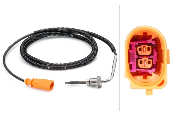 Abgastemperatursensor (hinter dem partikelfilter) passt zu: VW CALIFORNIA T5 CAMPER, MULTIVAN T5, TRANSPORTER T5 2.5D 04.03-11.09