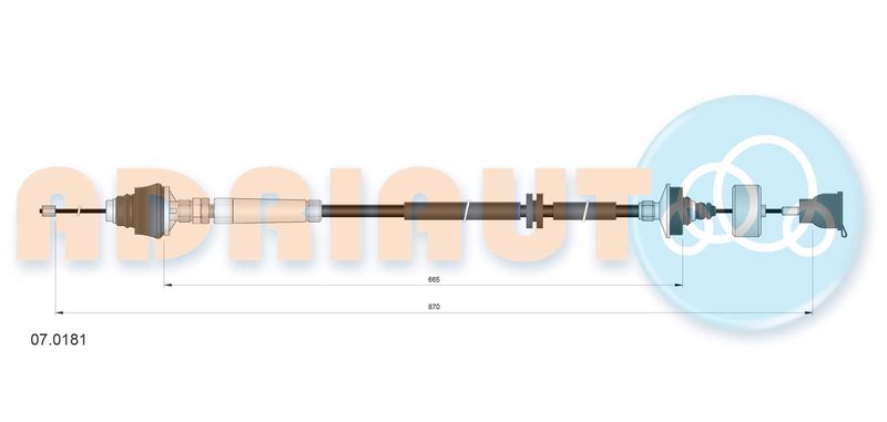 Seilzug, Kupplungsbetätigung