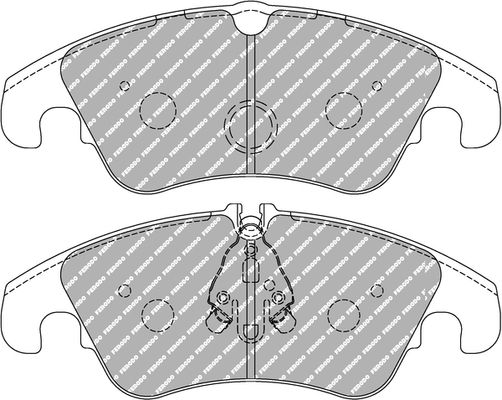 Bremsbelagsatz, Scheibenbremse