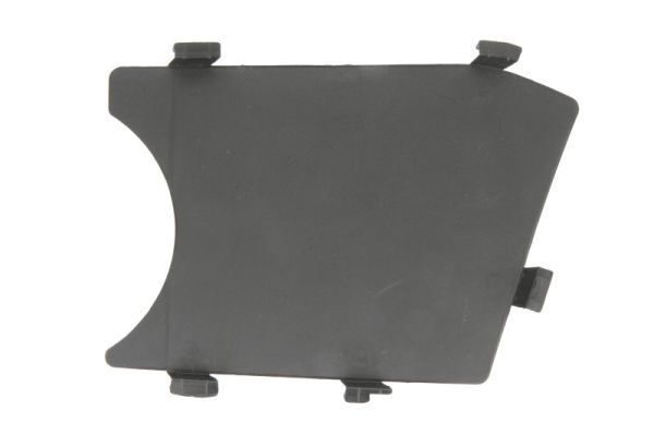 Stoßstangengitter vorne L (Innen, mit Löchern für Halogenscheinwerfer, kunststoff, schwarz) passt zu: BMW 5 F10, F11 12.09-06.13