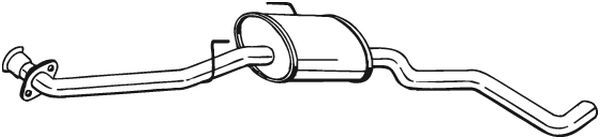 Mittelschalldämpfer