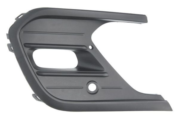 Stoßstangengitter vorne L (mit Löchern für Halogenscheinwerfer, mit Löchern für Parkometer, kunststoff, schwarz) passt zu: VW POLO VI AW 01.21-