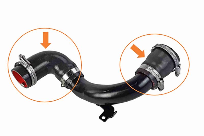 Luftkühlerschlauch (durchmesser 40/45mm, 2 Drähte Set) passt zu: FORD FOCUS III, FOCUS III/HATCHBACK, MONDEO V 1.6D 07.10-