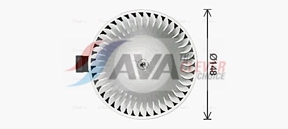 Elektromotor, Innenraumgebläse