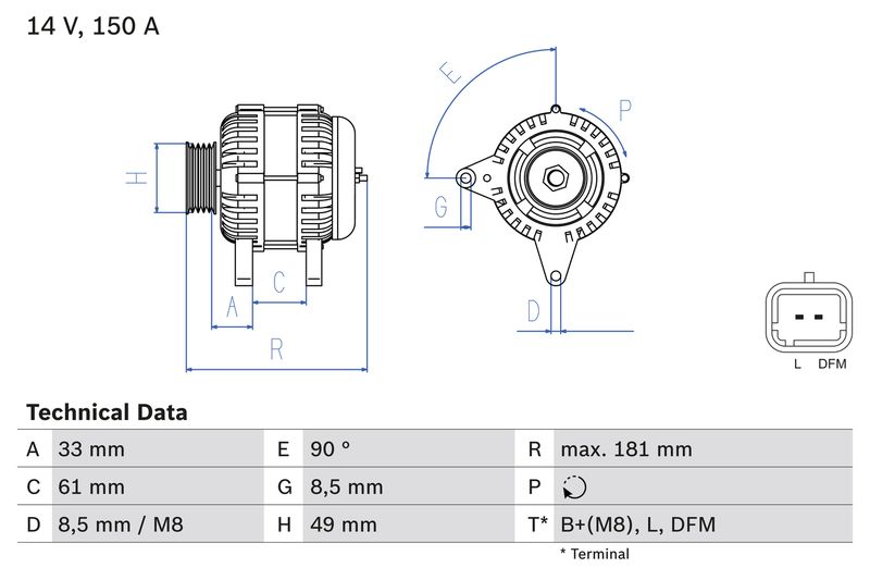 Drehstromgenerator