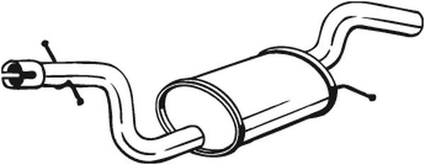 Mittelschalldämpfer