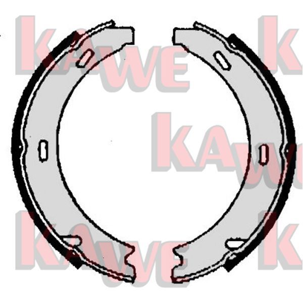 Bremsbackensatz, Feststellbremse