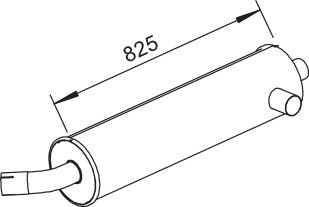 Kühler Motor passt zu: SSANGYONG ACTYON II, KYRON 2.0D/2.7D 05.05-