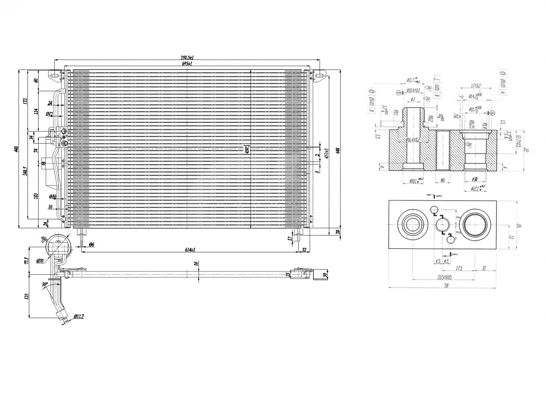 Kühlsystem Gummischlauch (58mm/60mm) passt zu: VOLVO FH, FM, FM II D13A360-D13K500 09.05-