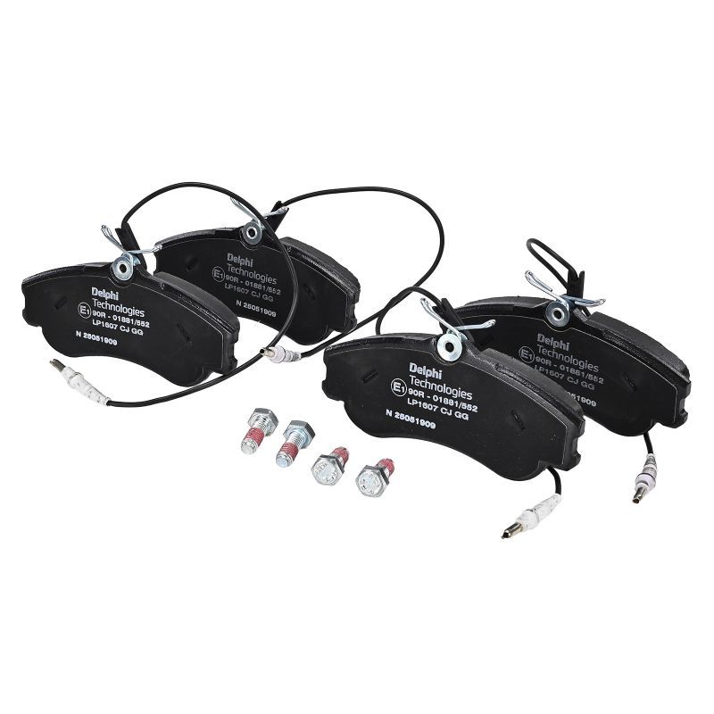 Bremsbelagsatz, Scheibenbremse