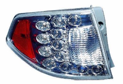 Lampe hinten R (äußerer Teil, LED/WY21W, blinkerfarbe weiß, glasfarbe weiß) passt zu: SUBARU IMPREZA GR, GH Hatchback 01.08-12.12