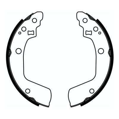 Bremsbackensatz
