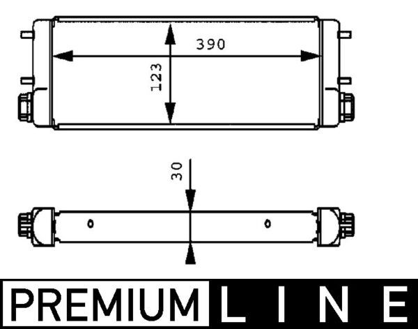 Ölkühler passt zu: MERCEDES 124 (W124), E (W124), G (W463), S (C140), S (W140), O 100, SK, IRISBUS AGORA, ARWAY, CITELIS, CROSSWAY, NEOPLAN CITYLINER 10.3D-9.6D 07.87-