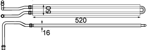 Ölkühler passt zu: LAND ROVER RANGE ROVER III 5.0 09.09-08.12