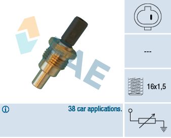 Kühlmitteltemperatur -Sensor (anzahl der Pins: 1, schwarz) passt zu: TOYOTA 4 RUNNER II, CARINA E VI, CELICA, HIACE IV, HILUX V, HILUX VI, LAND CRUISER, LAND CRUISER 100 1.8-4.2D 09.88-12.12