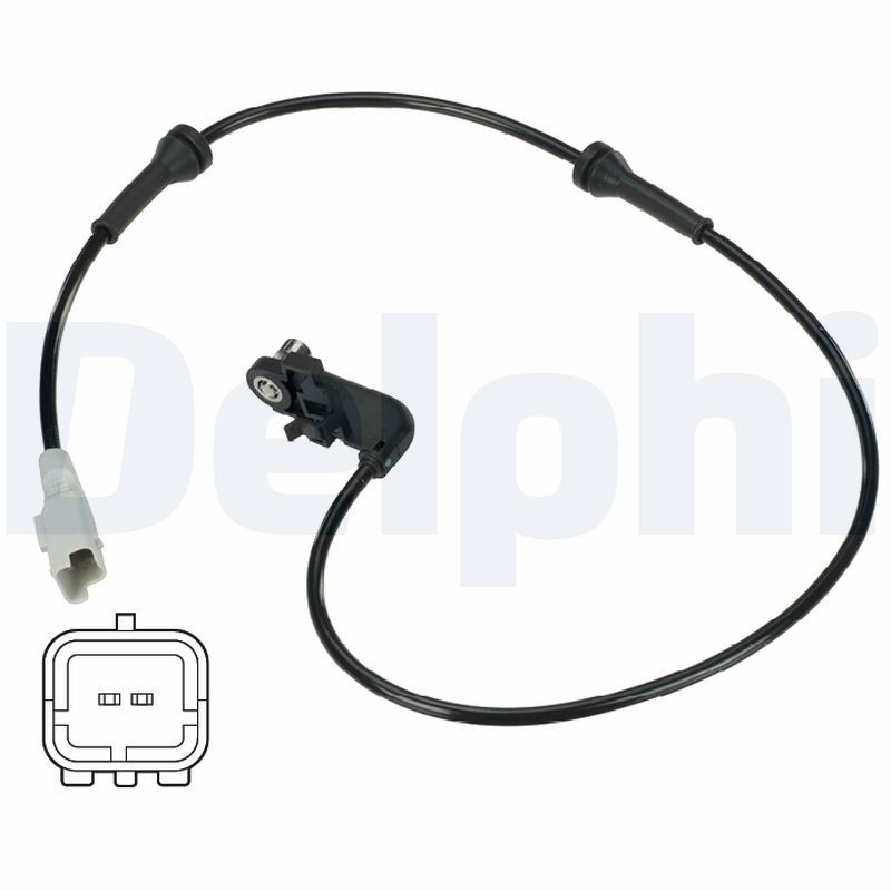 ABS-Sensor hinten L/R passt zu: CITROEN C4 I, PEUGEOT 307, 307/KOMBI 1.4-2.0D 08.00-12.11