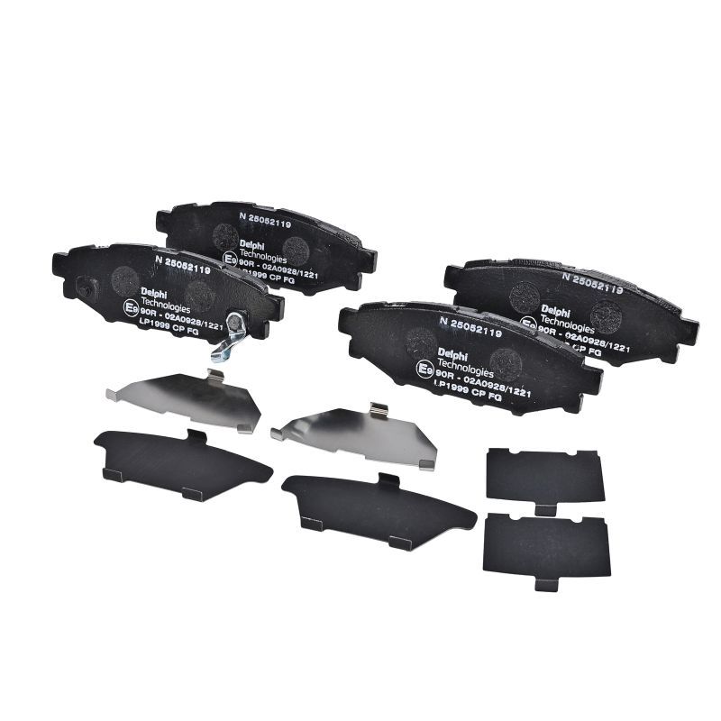 Bremsbelagsatz, Scheibenbremse