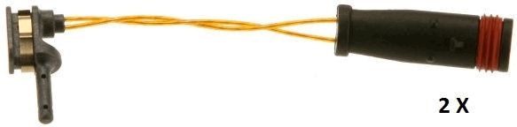 Bremsbelagverschleißsensor hinten/vorne (stückzahl in der Verpackung: 2Stück) passt zu: MERCEDES A (W169), AMG GT (C190), AMG GT (R190), AMG GT (X290), B SPORTS TOURER (W245) 1.5-Electric 10.95-
