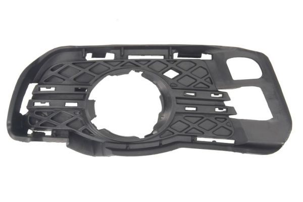 Stoßstangengitter vorne R (mit Lamellenplatz, mit Löchern für Halogenscheinwerfer, kunststoff, schwarz) passt zu: MERCEDES C-KLASA W204 01.07-03.11