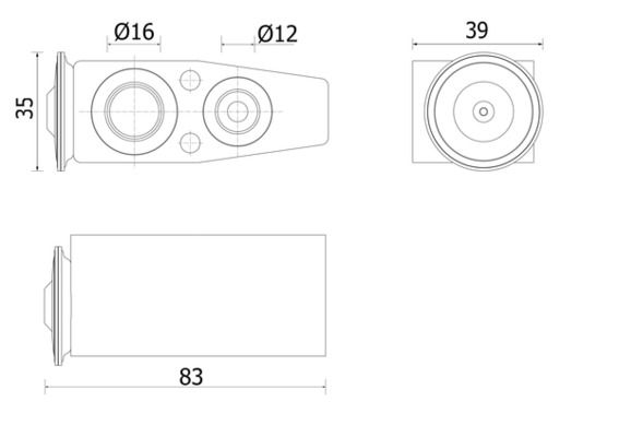 Expansionsventil, Drosseldüse der Klimaanlage (kühlmitteltyp: R134a) passt zu: MERCEDES S (A217), S (C217), S (W222, V222, X222) M157.985-OM656.929 05.13-07.20