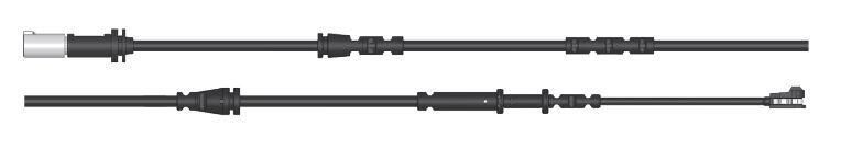 Bremsbelagverschleißsensor hinten passt zu: BMW 1 (F40), 2 (F45), 2 GRAN COUPE (F44), 2 GRAN TOURER (F46), 2 GRAN TOURER VAN (F46), X1 (F48), X2 (F39), MINI (F55), (F56) 1.2-Electric 09.13-