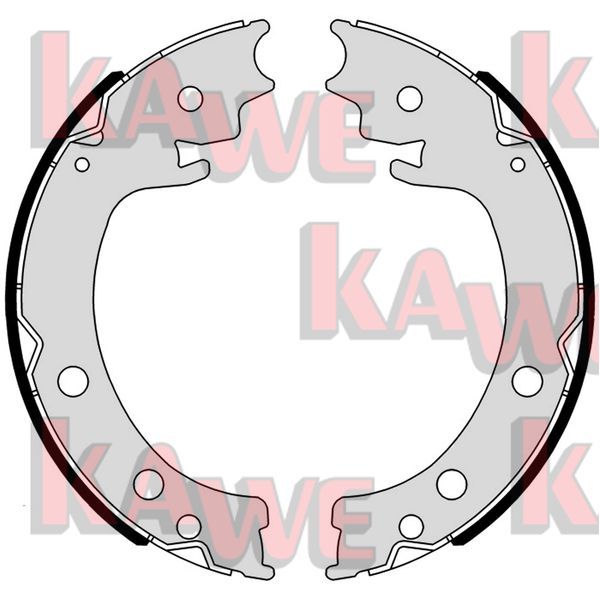 Bremsbackensatz, Feststellbremse