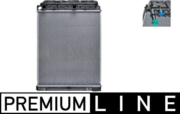 Kühler Motor ((en) without frame, mit einem Ölkühler) passt zu: MERCEDES ATEGO, ATEGO 2, AXOR, AXOR 2, CITO (O 520), MK OM401.979-OM926.990 12.87-