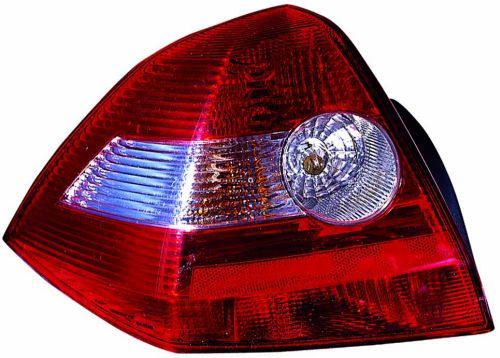 Lampe hinten R (P21/5W/P21W, blinkerfarbe gelb, glasfarbe rot) passt zu: RENAULT MEGANE II Sedan 4D 11.02-12.09