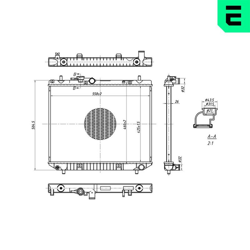 Gasfeder, Heckscheibe