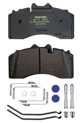 Bremsbelagsatz, Scheibenbremse