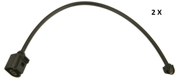 Bremsbelagverschleißsensor vorne (stückzahl in der Verpackung: 2Stück) passt zu: BENTLEY FLYING SPUR, VW TOUAREG 2.9H-6.0 01.10-