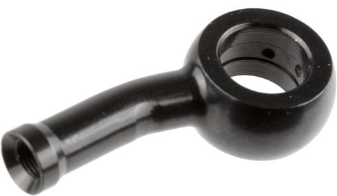 Bremsschlauchende, biegung: 20°, Schwarz