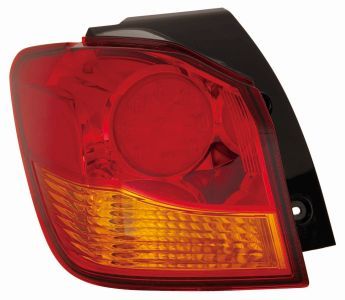 Lampe hinten R (LED/W21W, blinkerfarbe gelb, glasfarbe rot) passt zu: MITSUBISHI ASX Off-Road 02.10-10.16