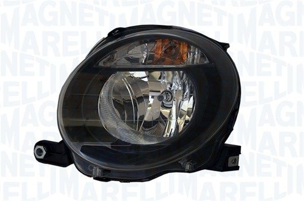 Scheinwerfer L (Halogen, H7/WY21W, elektrisch, mit motor, einsatzfarbe: schwarz) passt zu: ABARTH 500 / 595 / 695, 500C / 595C / 695C, FIAT 500, 500 C