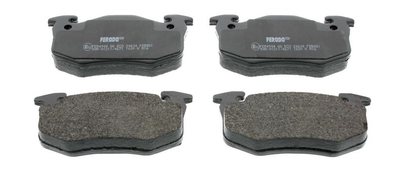 Bremsbelagsatz, Scheibenbremse