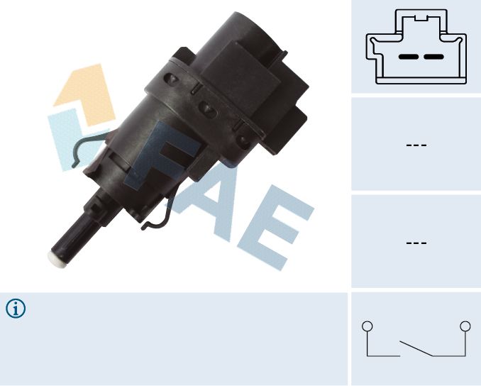 Lichtschalter Bremse passt zu: VOLVO C30, C70 II, S40 II, S60 II, S80 II, V50, V60 I, V70 III, XC60 I, XC70 II, FORD B-MAX, C-MAX, ECOSPORT, FIESTA V, FIESTA VI, FOCUS C-MAX, FOCUS II 02.01-