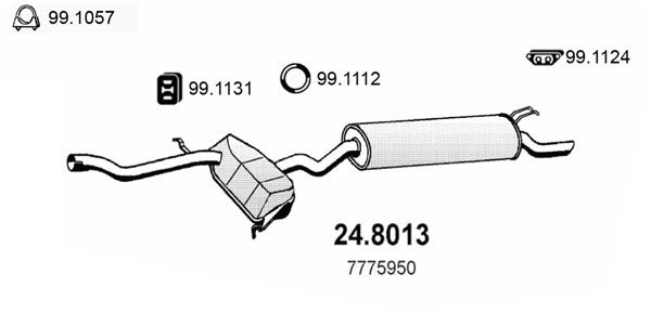 ABS-Sensor vorne L/R (gerade, 1750mm, stecker: HDSCS Code A, 2pin) passt zu: VOLVO passt zu: RVI C, K, T, VOLVO FH II, FM II, VM I