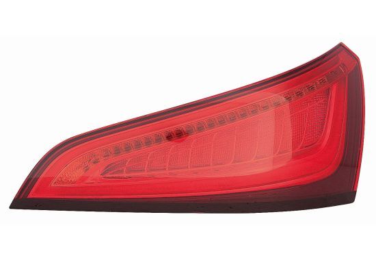 Lampe hinten R (LED, glasfarbe rot) passt zu: AUDI Q5 8R Off-Road 06.12-12.16